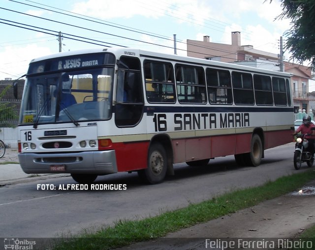 Transportes Santa Maria 16 na cidade de Pelotas, Rio Grande do Sul, Brasil, por Felipe Ferreira Ribeiro. ID da foto: 5576053.