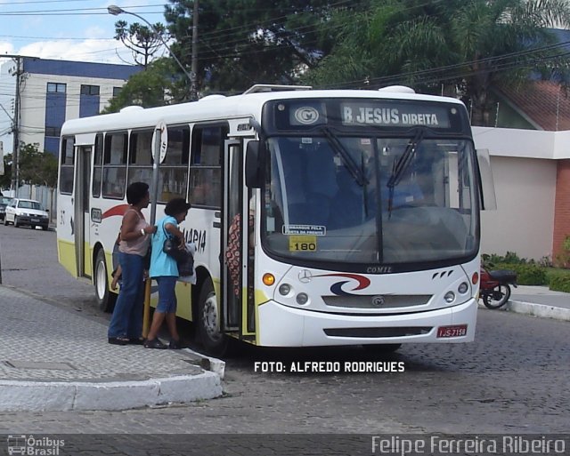 Transportes Santa Maria 37 na cidade de Pelotas, Rio Grande do Sul, Brasil, por Felipe Ferreira Ribeiro. ID da foto: 5575689.