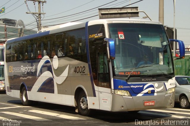 Expresso Regional 4002 na cidade de São Paulo, São Paulo, Brasil, por Douglas Paternezi. ID da foto: 5573865.