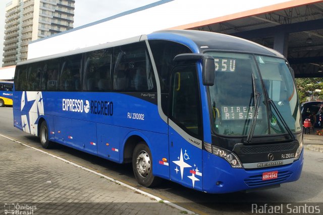 Expresso Recreio RJ 230.002 na cidade de Itaguaí, Rio de Janeiro, Brasil, por Rafael Leonel Jacinto dos Santos. ID da foto: 5576403.