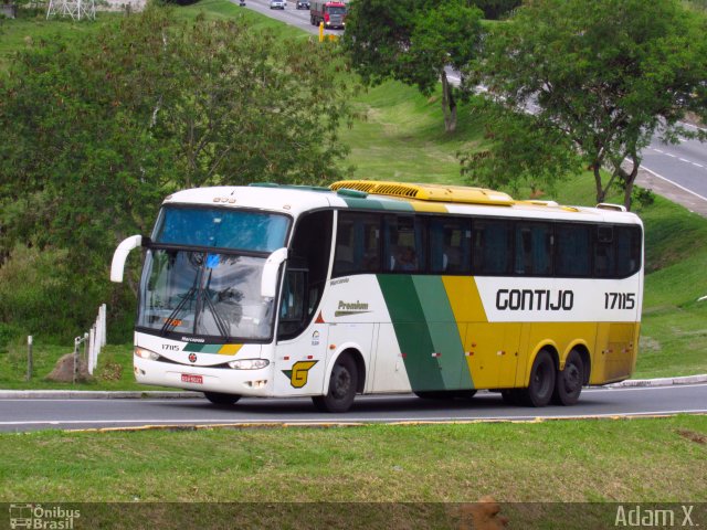 Empresa Gontijo de Transportes 17115 na cidade de Roseira, São Paulo, Brasil, por Adam Xavier Rodrigues Lima. Número da foto: #5576413.