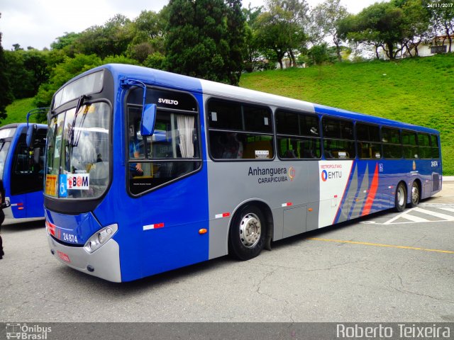 Empresa de Transportes e Turismo Carapicuiba 24.874 na cidade de São Paulo, São Paulo, Brasil, por Roberto Teixeira. ID da foto: 5578029.