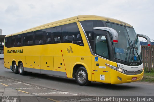 Viação Itapemirim 60633 na cidade de Porto Alegre, Rio Grande do Sul, Brasil, por Rafael Lopes de Freitas. ID da foto: 5576777.