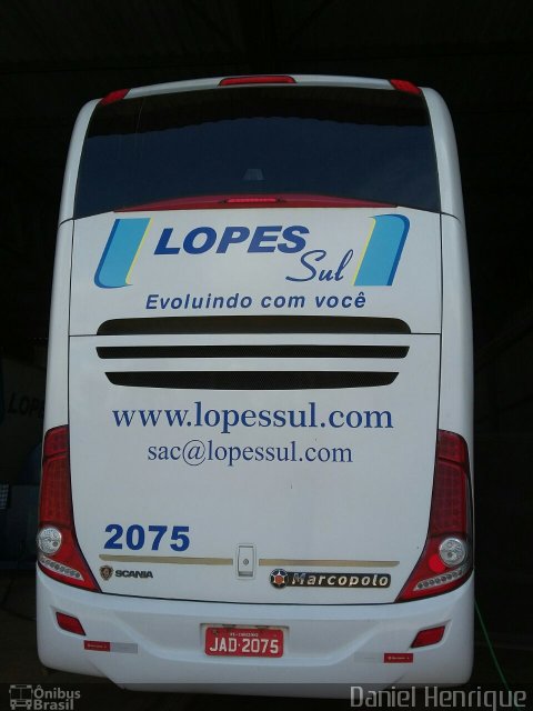 LopeSul Transportes - Lopes e Oliveira Transportes e Turismo - Lopes Sul 2075 na cidade de Rio Verde, Goiás, Brasil, por Daniel Henrique. Número da foto: #5576735.