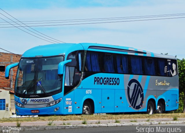 Auto Viação Progresso 6076 na cidade de Aracaju, Sergipe, Brasil, por Sergio Marques . Número da foto: #5577517.