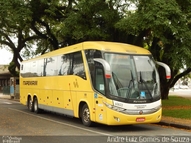 Viação Itapemirim 60633 na cidade de Curitiba, Paraná, Brasil, por André Luiz Gomes de Souza. ID da foto: 5577743.