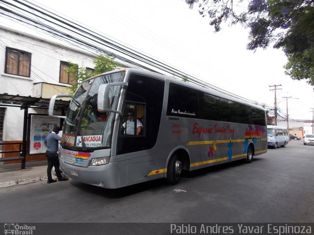 Expreso Santa Cruz 83 na cidade de Santa Cruz, Colchagua, Libertador General Bernardo O'Higgins, Chile, por Pablo Andres Yavar Espinoza. ID da foto: 5580899.