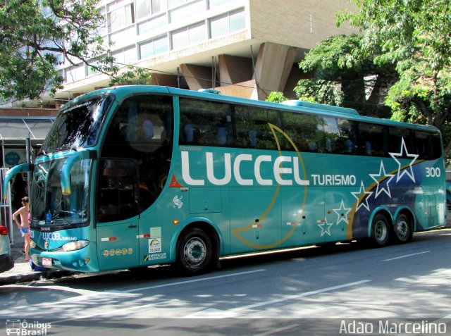 Luccel Transporte e Turismo 300 na cidade de Belo Horizonte, Minas Gerais, Brasil, por Adão Raimundo Marcelino. Número da foto: #5580517.