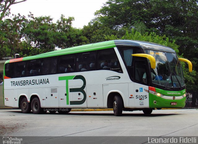 Transbrasiliana Transportes e Turismo 51015 na cidade de São Paulo, São Paulo, Brasil, por Leonardo Fidelli. Número da foto: #5579704.