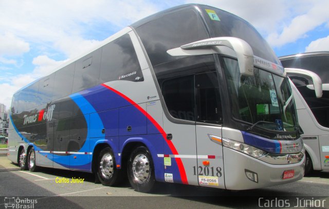 Trans Wolff Transportes e Turismo 12018 na cidade de São Paulo, São Paulo, Brasil, por Carlos Júnior. ID da foto: 5579901.