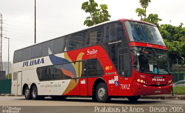 Pluma Conforto e Turismo 7002 na cidade de São Paulo, São Paulo, Brasil, por Cristiano Soares da Silva. ID da foto: 5579425.