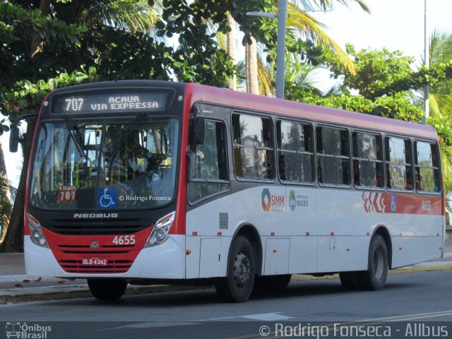 Real Alagoas de Viação 4655 na cidade de Maceió, Alagoas, Brasil, por Rodrigo Fonseca. Número da foto: #5580332.