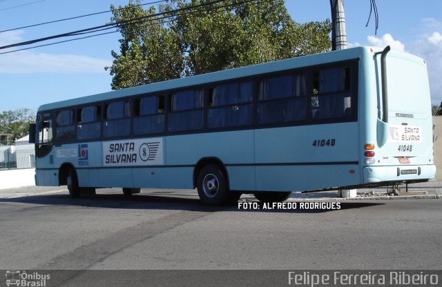 Empresa de Transportes Santa Silvana 41048 na cidade de Pelotas, Rio Grande do Sul, Brasil, por Felipe Ferreira Ribeiro. ID da foto: 5579897.