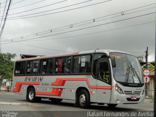 Viação Resendense RJ 192.031 na cidade de Volta Redonda, Rio de Janeiro, Brasil, por Rafael Fernandes de Avellar. ID da foto: 5581406.