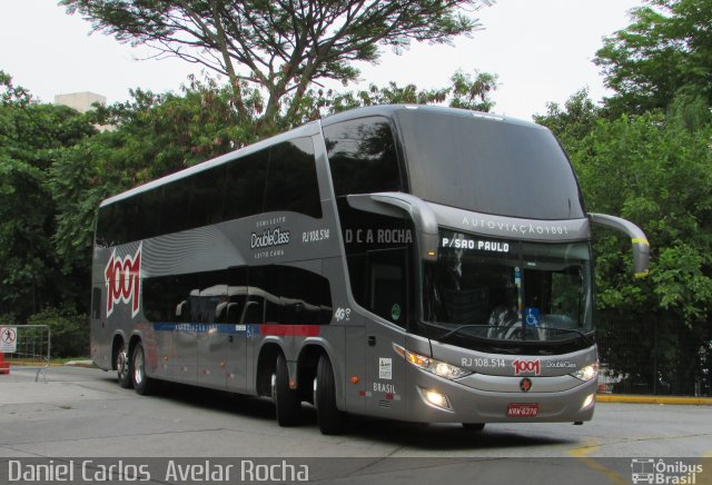 Auto Viação 1001 RJ 108.514 na cidade de São Paulo, São Paulo, Brasil, por Daniel Carlos  Avelar Rocha. ID da foto: 5583859.