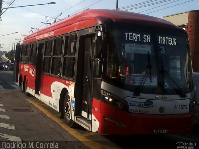 Himalaia Transportes > Ambiental Transportes Urbanos 4 1572 na cidade de São Paulo, São Paulo, Brasil, por Jonathan  Aguiar Correa. ID da foto: 5583704.