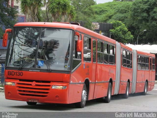 Transporte Coletivo Glória BD130 na cidade de Curitiba, Paraná, Brasil, por Gabriel Machado. ID da foto: 5581919.