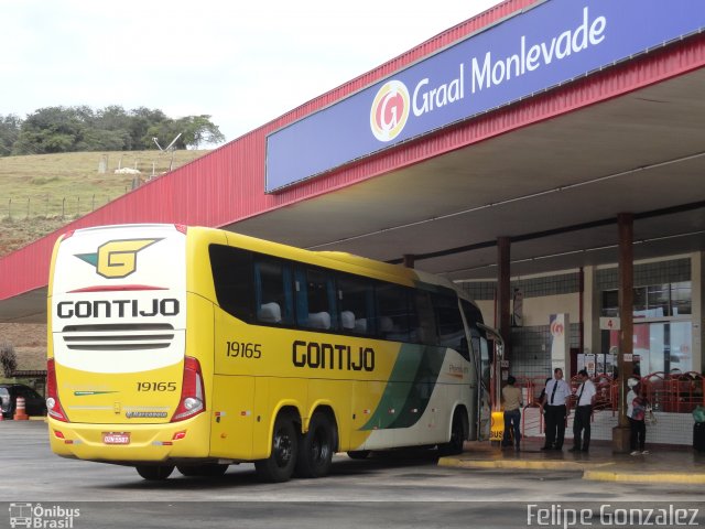 Empresa Gontijo de Transportes 19165 na cidade de João Monlevade, Minas Gerais, Brasil, por Felipe Gonzalez. ID da foto: 5583074.