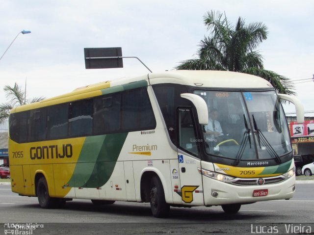 Empresa Gontijo de Transportes 7055 na cidade de Feira de Santana, Bahia, Brasil, por Lucas Vieira. ID da foto: 5581077.