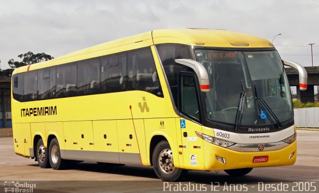 Viação Itapemirim 60603 na cidade de Curitiba, Paraná, Brasil, por Cristiano Soares da Silva. Número da foto: #5582184.