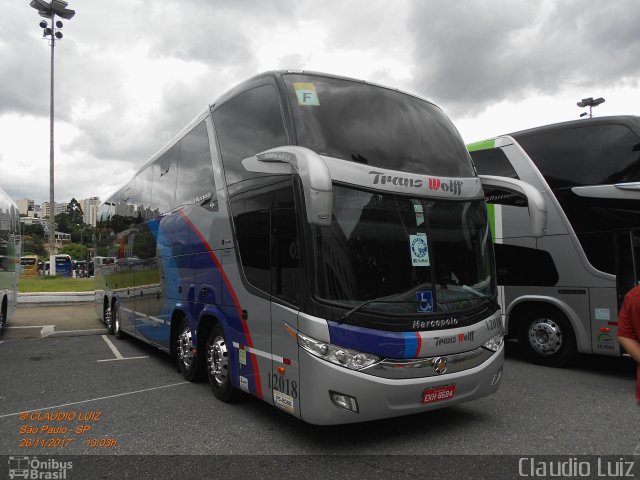Trans Wolff Transportes e Turismo 12018 na cidade de São Paulo, São Paulo, Brasil, por Claudio Luiz. Número da foto: #5582423.