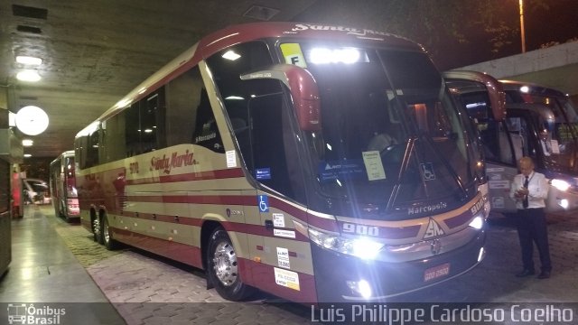 Santa Maria Fretamento e Turismo > Transportes Santa Maria(SP) 900 na cidade de Belo Horizonte, Minas Gerais, Brasil, por Luis Philippe Cardoso Coelho. Número da foto: #5582076.