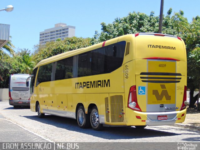 Viação Itapemirim 60559 na cidade de Fortaleza, Ceará, Brasil, por Eronildo Assunção. Número da foto: #5584173.