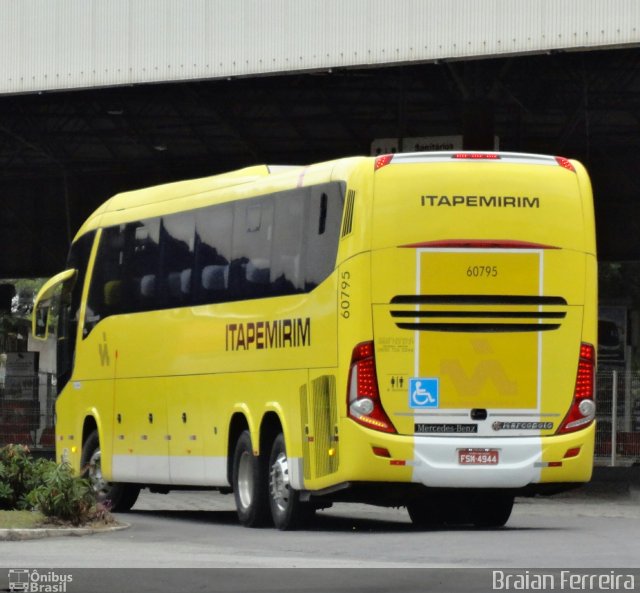 Viação Itapemirim 60795 na cidade de Vitória, Espírito Santo, Brasil, por Braian Ferreira. Número da foto: #5584768.