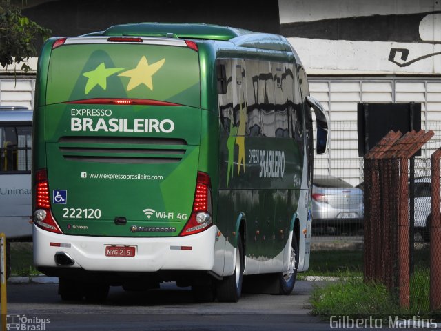 Expresso Brasileiro 222120 na cidade de Vitória, Espírito Santo, Brasil, por Gilberto Martins. ID da foto: 5585733.