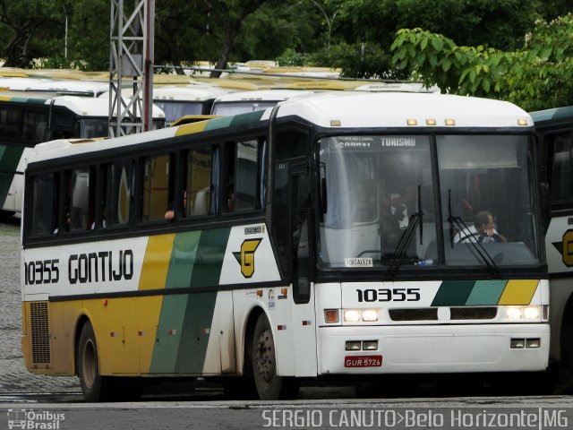 Empresa Gontijo de Transportes 10355 na cidade de Belo Horizonte, Minas Gerais, Brasil, por Sérgio Augusto Braga Canuto. ID da foto: 5583979.