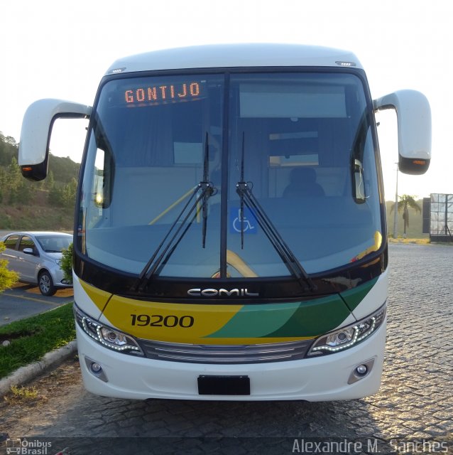 Empresa Gontijo de Transportes 19200 na cidade de Campina Grande do Sul, Paraná, Brasil, por Alexandre M.  Sanches. Número da foto: #5586136.