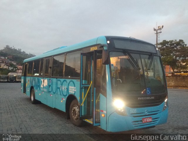 FAOL - Friburgo Auto Ônibus 508 na cidade de Nova Friburgo, Rio de Janeiro, Brasil, por Giuseppe Carvalho. Número da foto: #5586976.