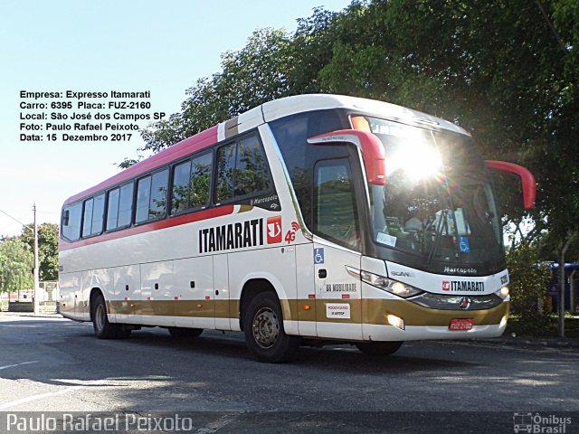 Expresso Itamarati 6395 na cidade de São José dos Campos, São Paulo, Brasil, por Paulo Rafael Peixoto. Número da foto: #5586724.