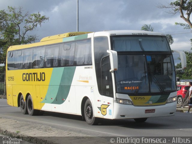 Empresa Gontijo de Transportes 12755 na cidade de Maceió, Alagoas, Brasil, por Rodrigo Fonseca. Número da foto: #5589197.