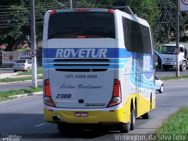 Rovetur Turismo 2300 na cidade de Vitória, Espírito Santo, Brasil, por Wellington  da Silva Felix. Número da foto: #5588866.