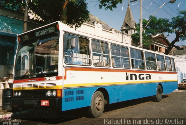 Auto Lotação Ingá NIT 01.117 na cidade de Niterói, Rio de Janeiro, Brasil, por Rafael Fernandes de Avellar. ID da foto: 5588806.