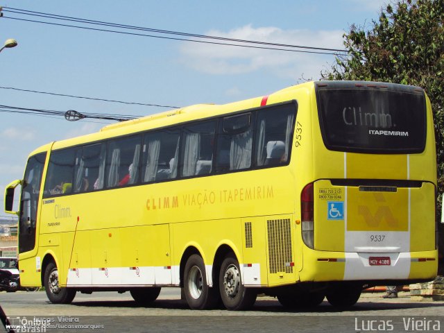 Viação Itapemirim 9537 na cidade de Vitória da Conquista, Bahia, Brasil, por Lucas Vieira. Número da foto: #5588663.