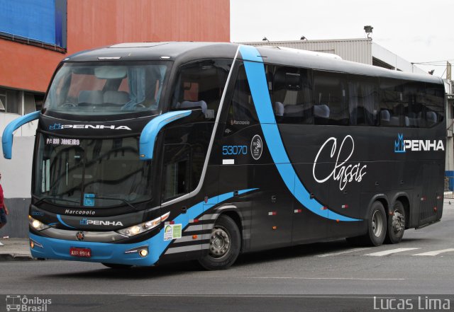 Empresa de Ônibus Nossa Senhora da Penha 53070 na cidade de Rio de Janeiro, Rio de Janeiro, Brasil, por Lucas Lima. Número da foto: #5541868.
