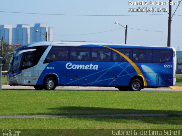 Viação Cometa 12204 na cidade de Jundiaí, São Paulo, Brasil, por Gabriel Giacomin de Lima. ID da foto: 5540818.