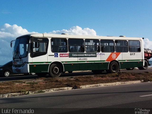 Auto Viação Veleiro 017 na cidade de Maceió, Alagoas, Brasil, por Luiz Fernando. Número da foto: #5541380.