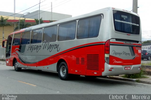 Empresa de Ônibus Pássaro Marron 5033 na cidade de Barueri, São Paulo, Brasil, por Cleber C.  Moreira. ID da foto: 5541912.