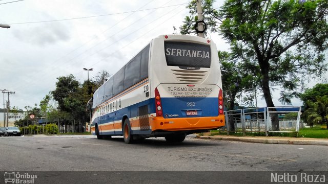 Viação Sertaneja 230 na cidade de Juiz de Fora, Minas Gerais, Brasil, por Nestor dos Santos Roza. ID da foto: 5542277.