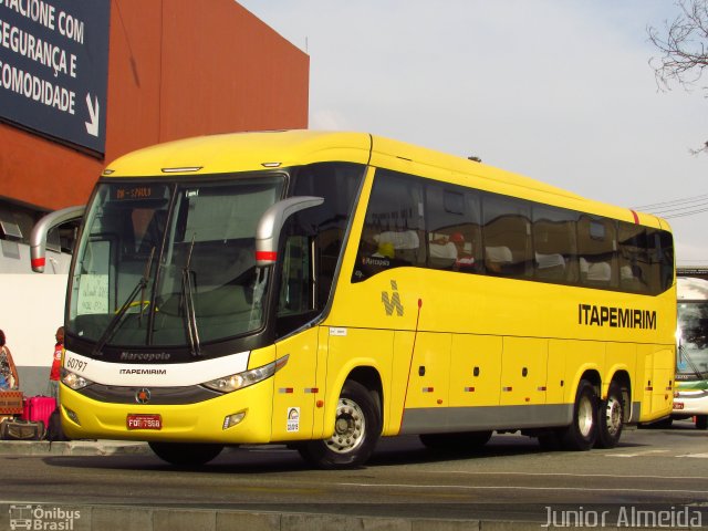 Viação Itapemirim 60797 na cidade de Rio de Janeiro, Rio de Janeiro, Brasil, por Junior Almeida. Número da foto: #5541479.