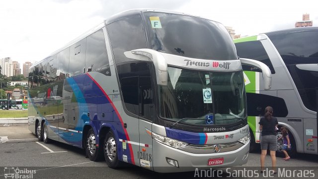 Trans Wolff Transportes e Turismo 12018 na cidade de São Paulo, São Paulo, Brasil, por Andre Santos de Moraes. Número da foto: #5541633.