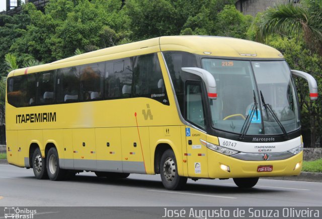 Viação Itapemirim 60747 na cidade de Volta Redonda, Rio de Janeiro, Brasil, por José Augusto de Souza Oliveira. Número da foto: #5540605.