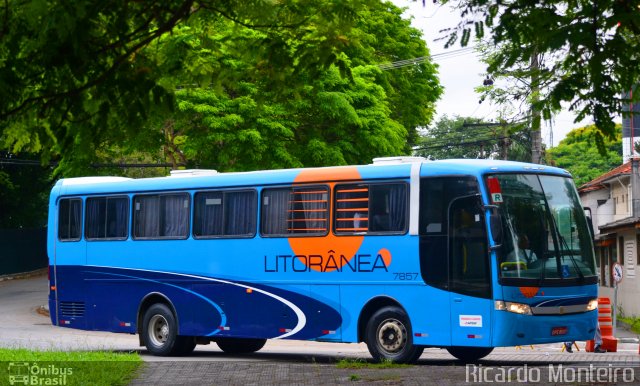 Litorânea Transportes Coletivos 7857 na cidade de São Paulo, São Paulo, Brasil, por Ricardo Silva Monteiro. ID da foto: 5541847.