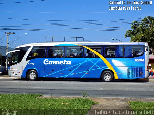 Viação Cometa 12204 na cidade de Jundiaí, São Paulo, Brasil, por Gabriel Giacomin de Lima. ID da foto: 5540819.