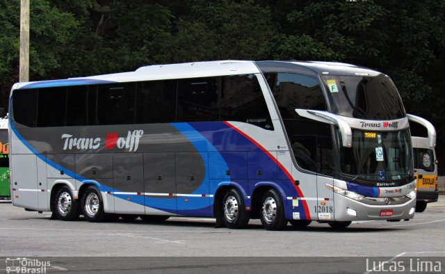 Trans Wolff Transportes e Turismo 12018 na cidade de São Paulo, São Paulo, Brasil, por Lucas Lima. ID da foto: 5541972.