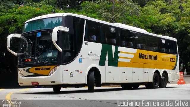 Viação Nacional 10535 na cidade de São Paulo, São Paulo, Brasil, por Luciano Ferreira da Silva. ID da foto: 5590874.