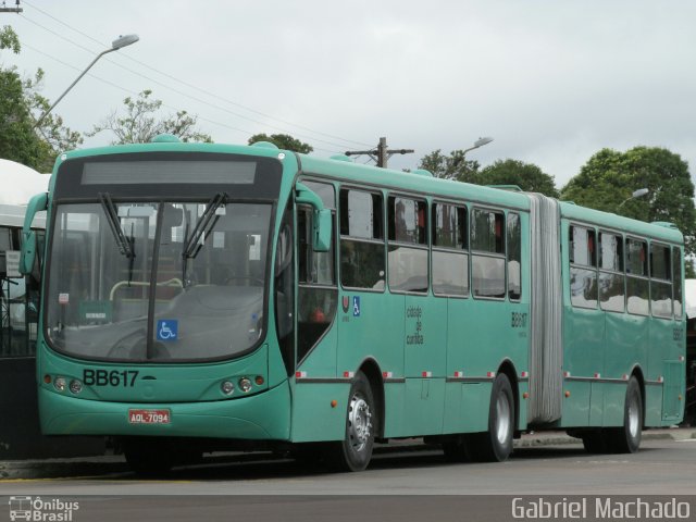 Transporte Coletivo Glória BB617 na cidade de Curitiba, Paraná, Brasil, por Gabriel Machado. Número da foto: #5589820.